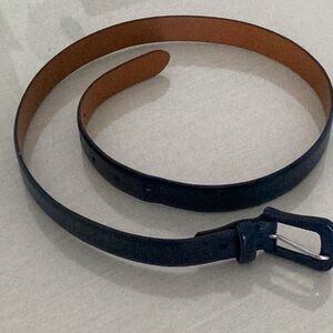 Ralph Lauren Blue Leather Belt Size Medium